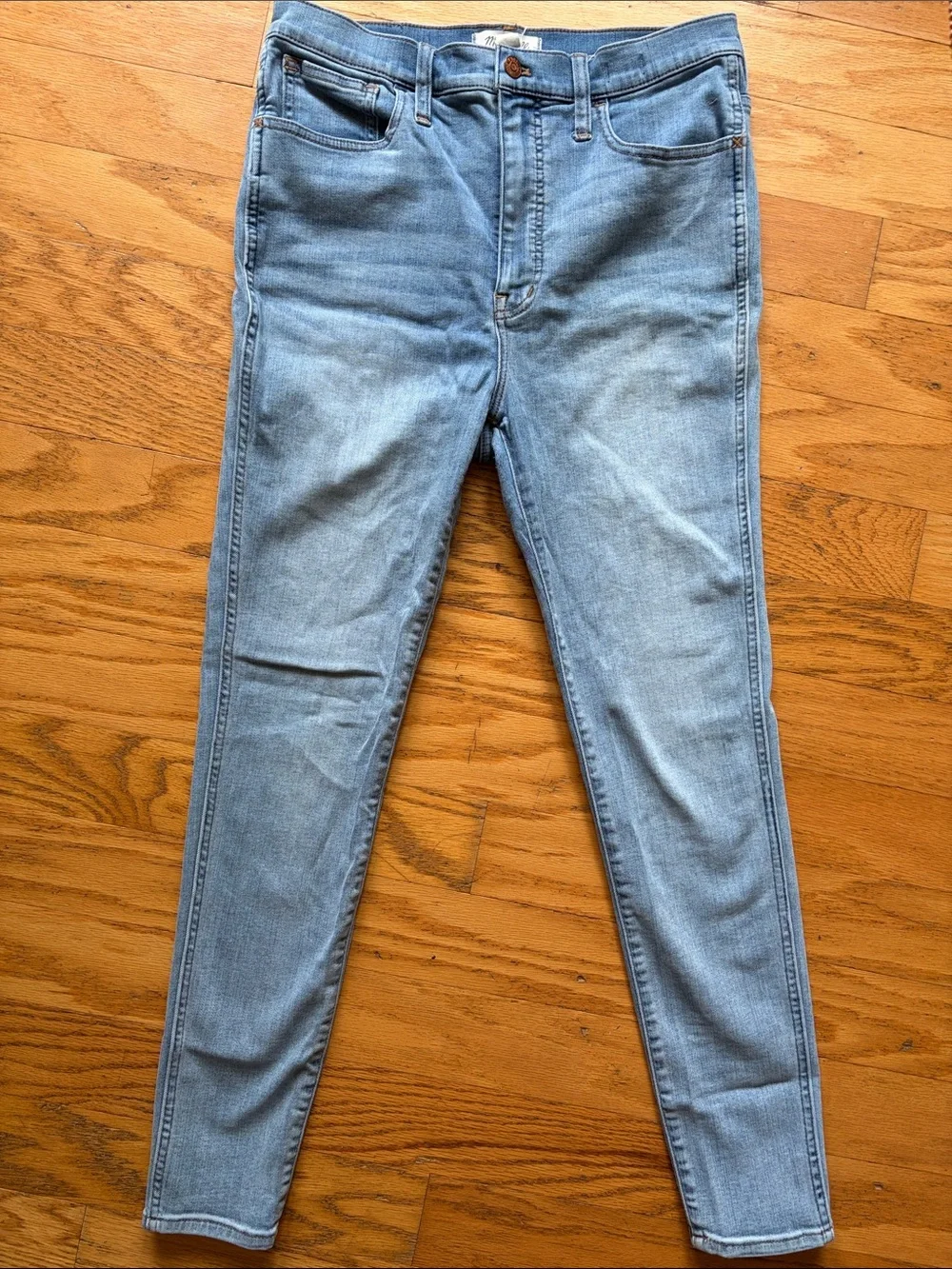 Madewell 11” Roadtripper Jeans Supersoft Hampstead Wash MD668 Size 30